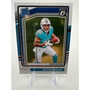 2024 Panini Donruss Optic Jaylen Wright Rated Rookie Miami Dolphins Football